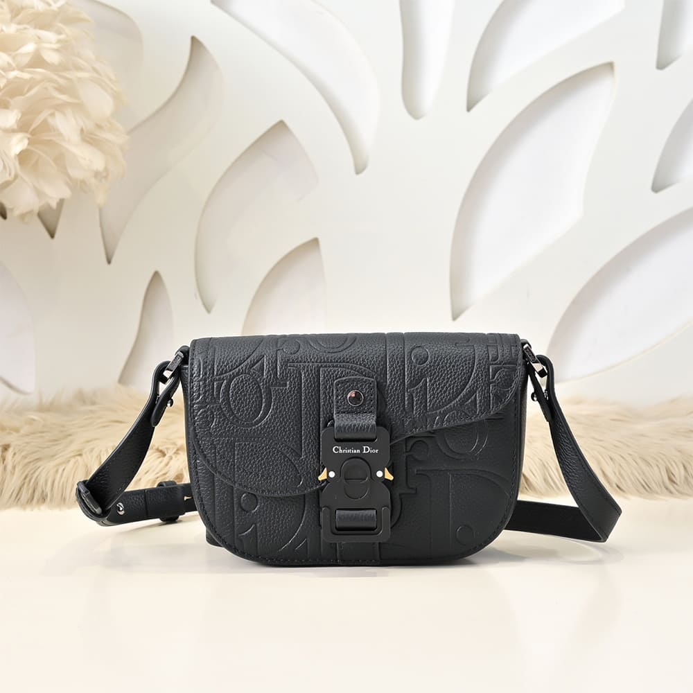 Dior Mini Saddle Messenger Bag with Flap
