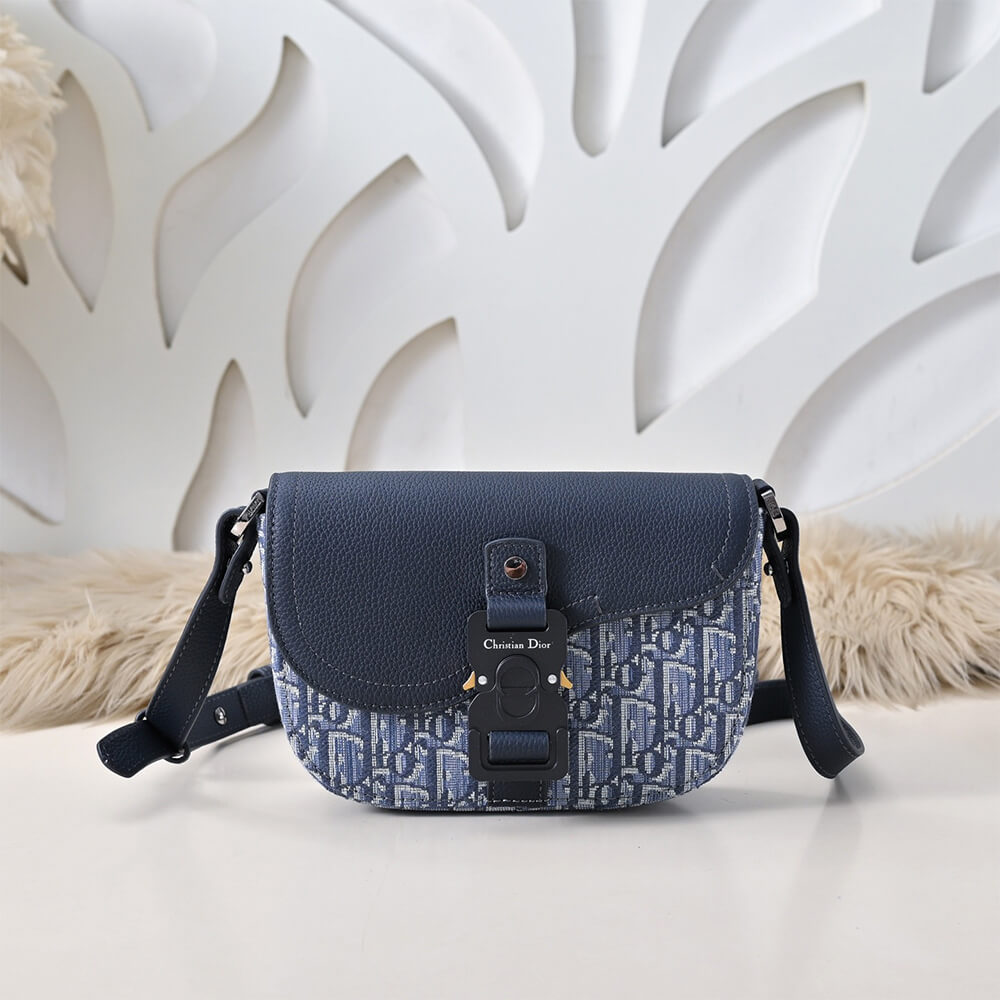 Dior Mini Saddle Messenger Bag with Flap