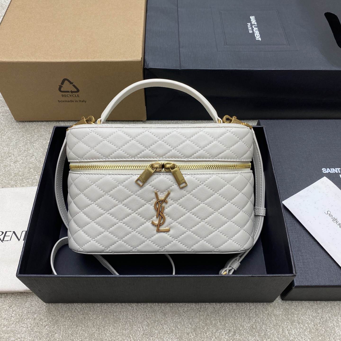 YSL GABY large vanity bag in lambskin