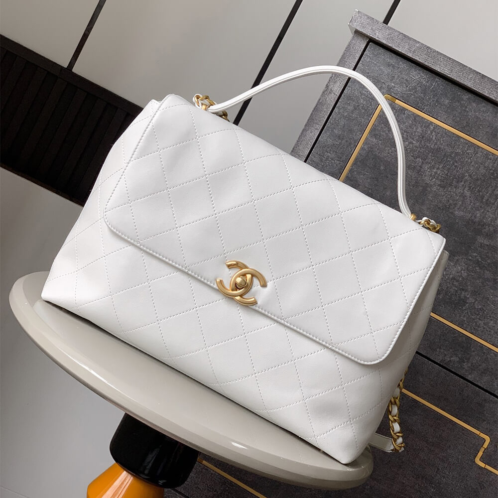 Chanel Maxi Flap Top Handle