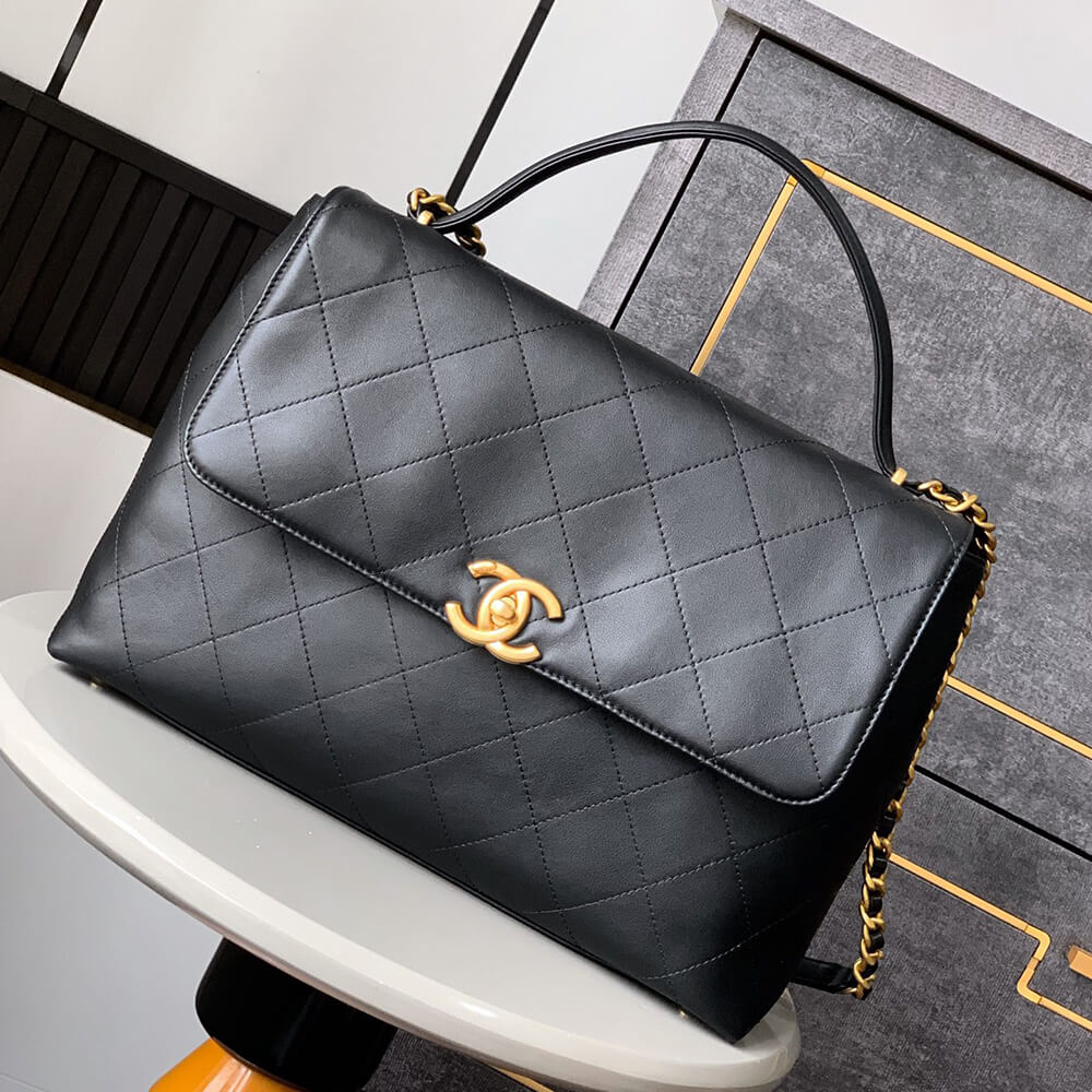 Chanel Maxi Flap Top Handle