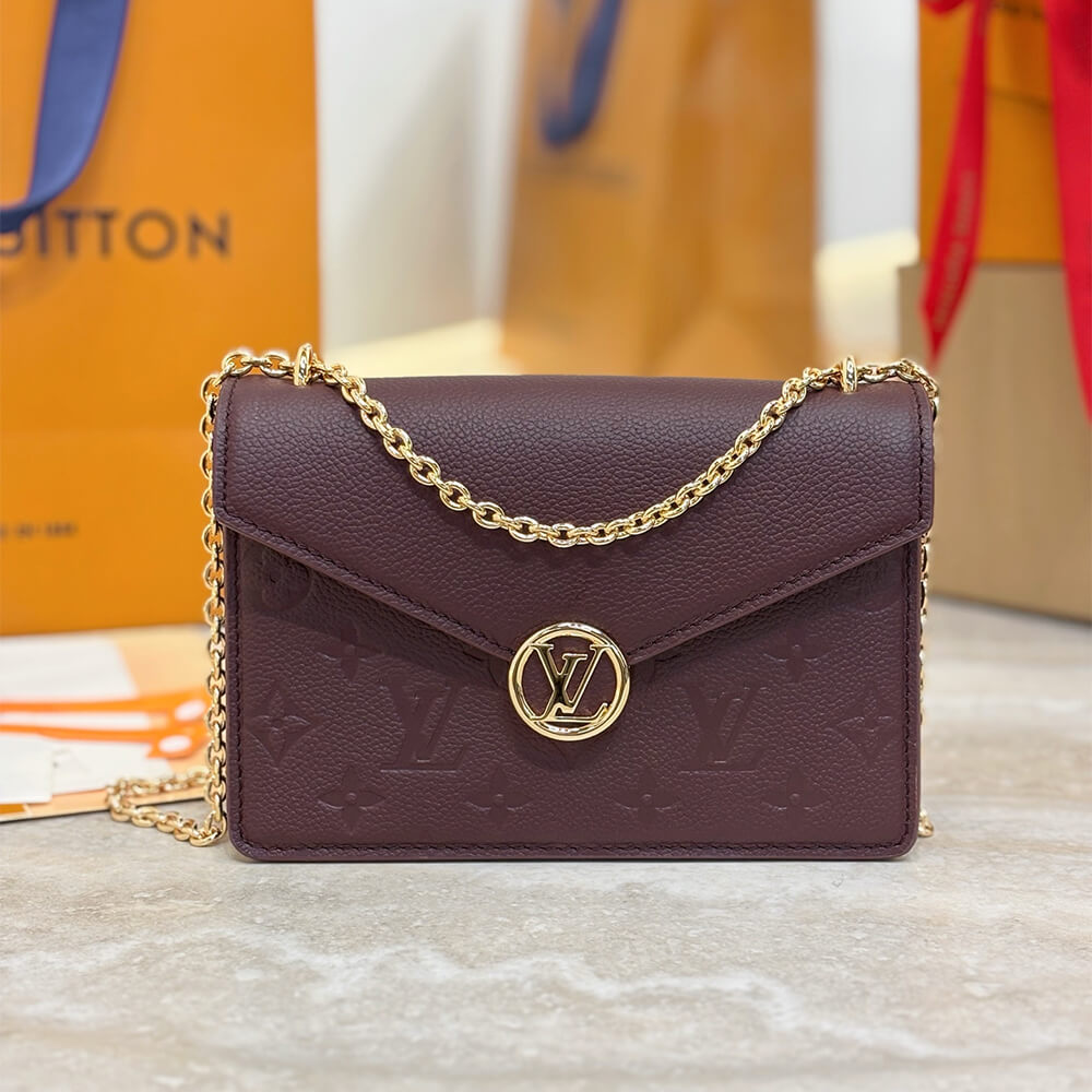 Louis Vuitton Wallet On Chain Rosy