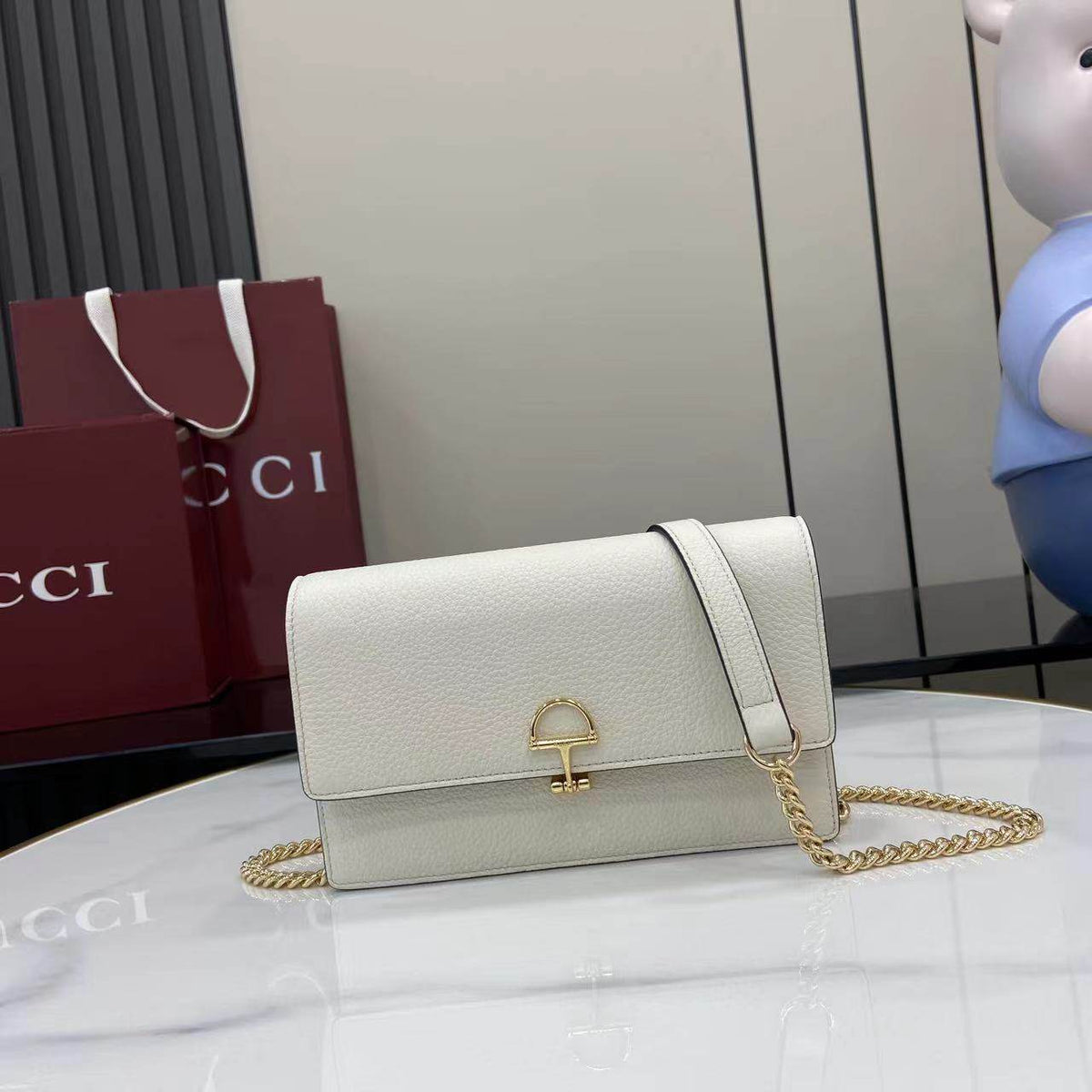 Gucci Horsebit Chain Wallet