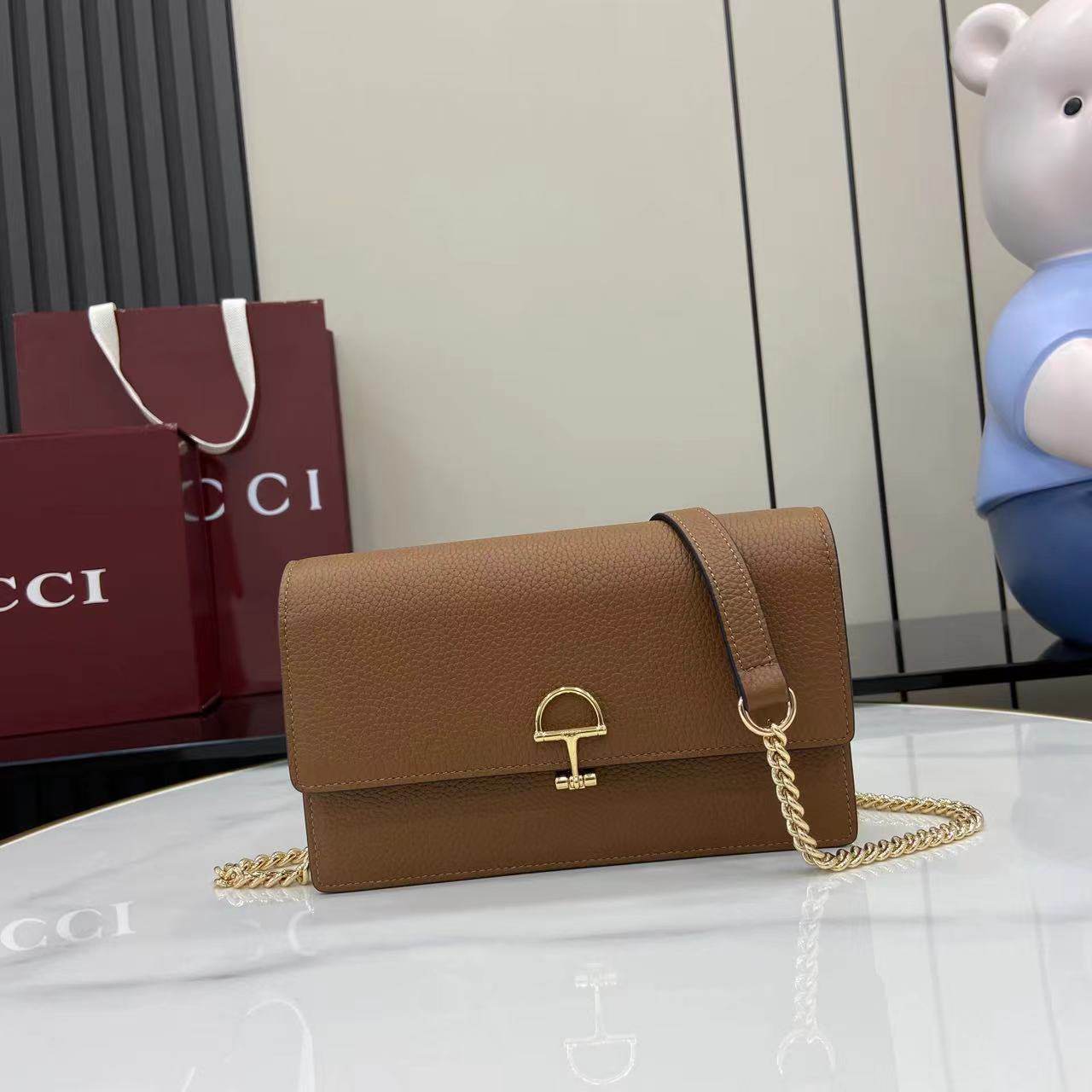 Gucci Horse Bit Chain Wallet
