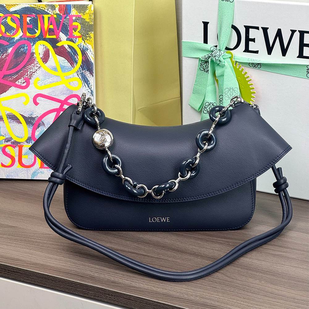 LOEWE Medium Ola bag in smooth calfskin(HIGH-END GRADE)