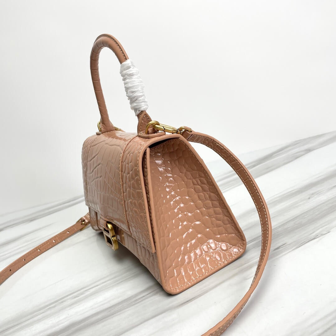 Balenciaga Hourglass Small Crocodile