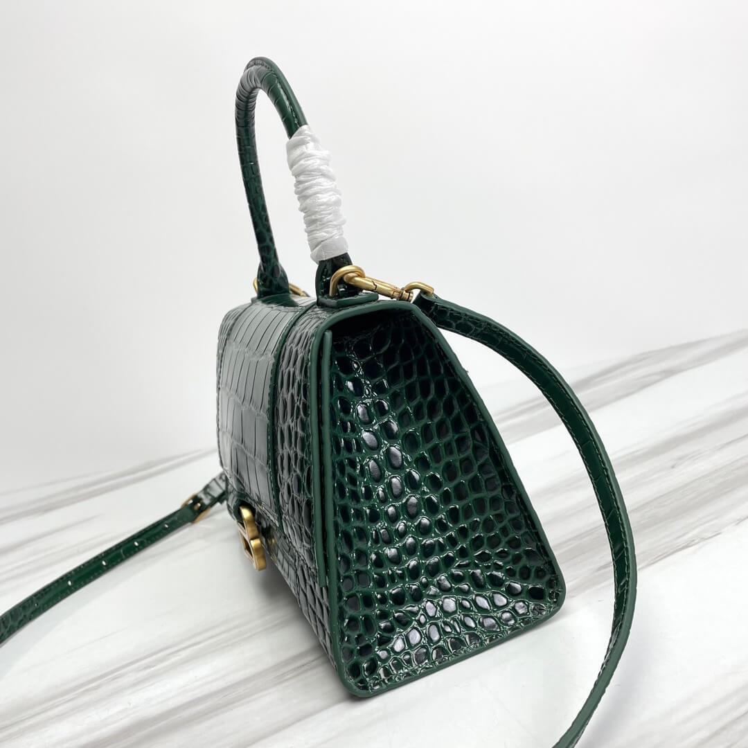 Balenciaga Hourglass Small Crocodile