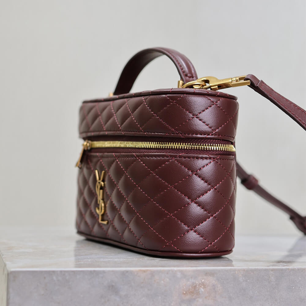 YSL GABY lambskin cosmetic bag