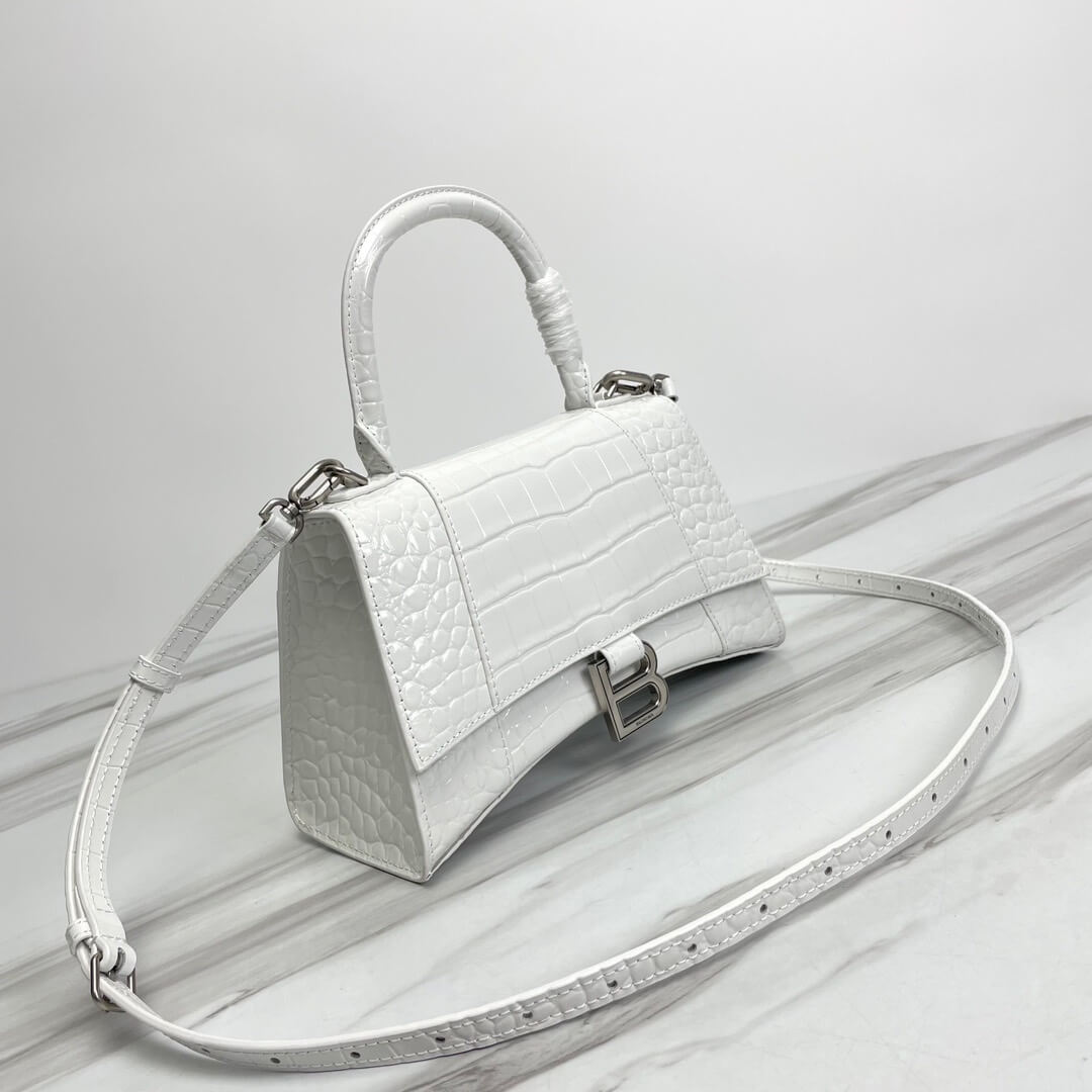 Balenciaga Hourglass Small Crocodile