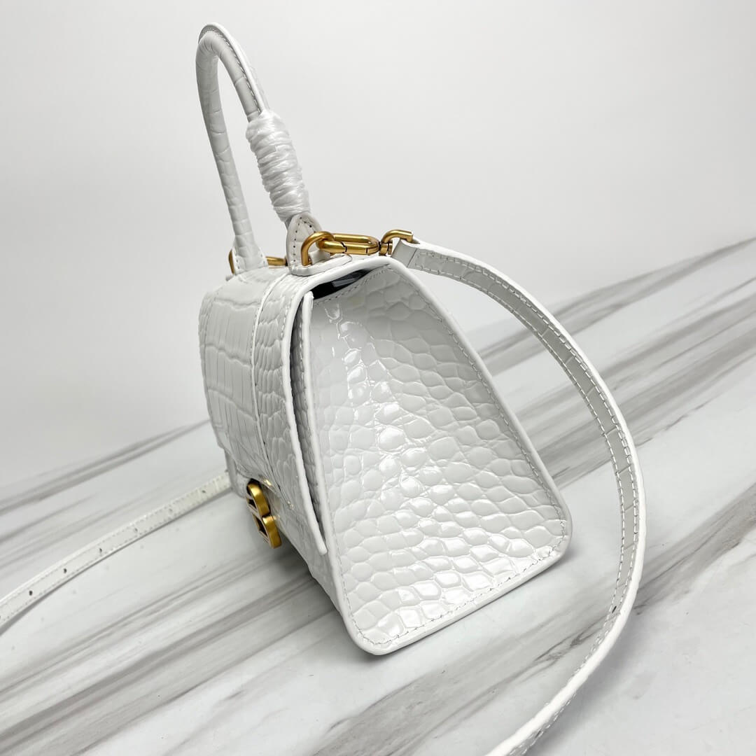 Balenciaga Hourglass Small Crocodile