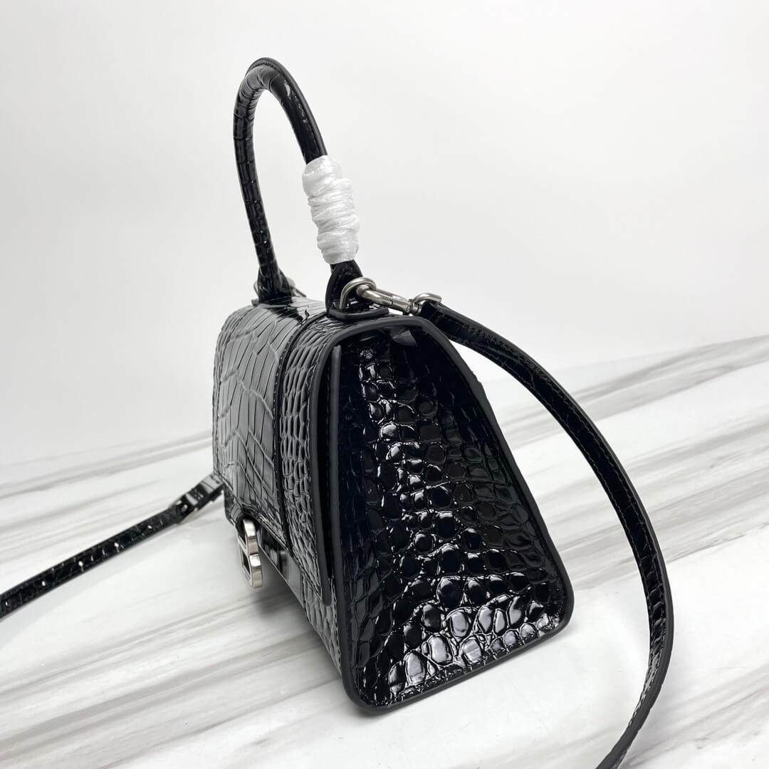 Balenciaga Hourglass Small Crocodile