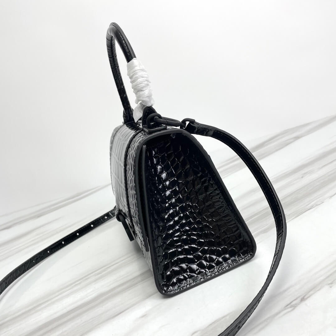 Balenciaga Hourglass Small Crocodile