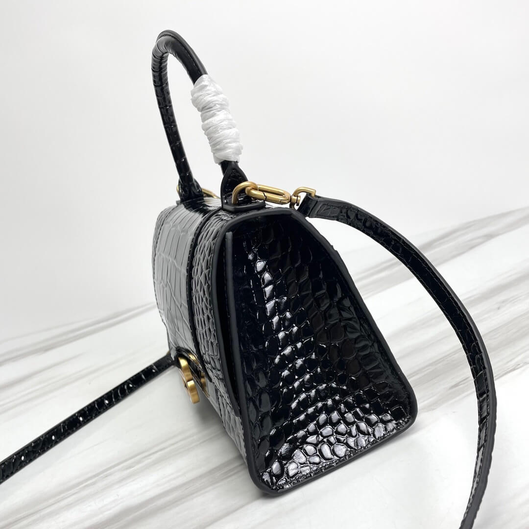 Balenciaga Hourglass Small Crocodile