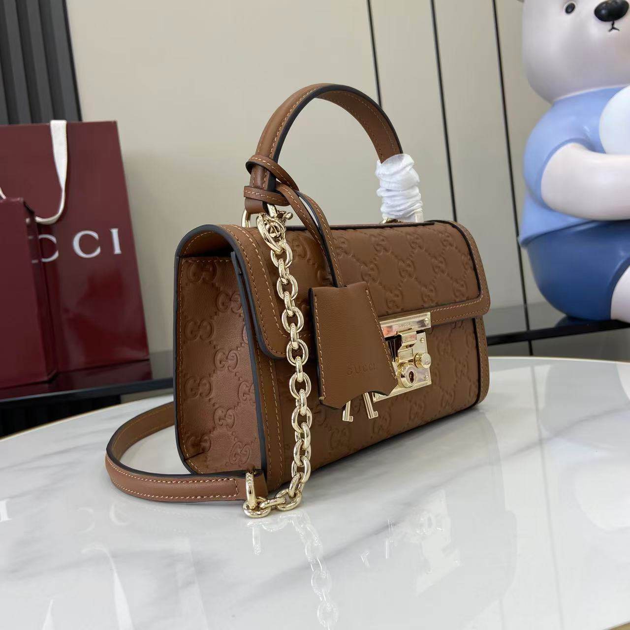 Gucci Padlock small top handle bag