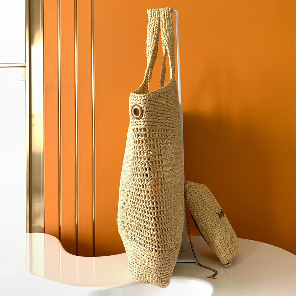 Ysl Icare in raffia