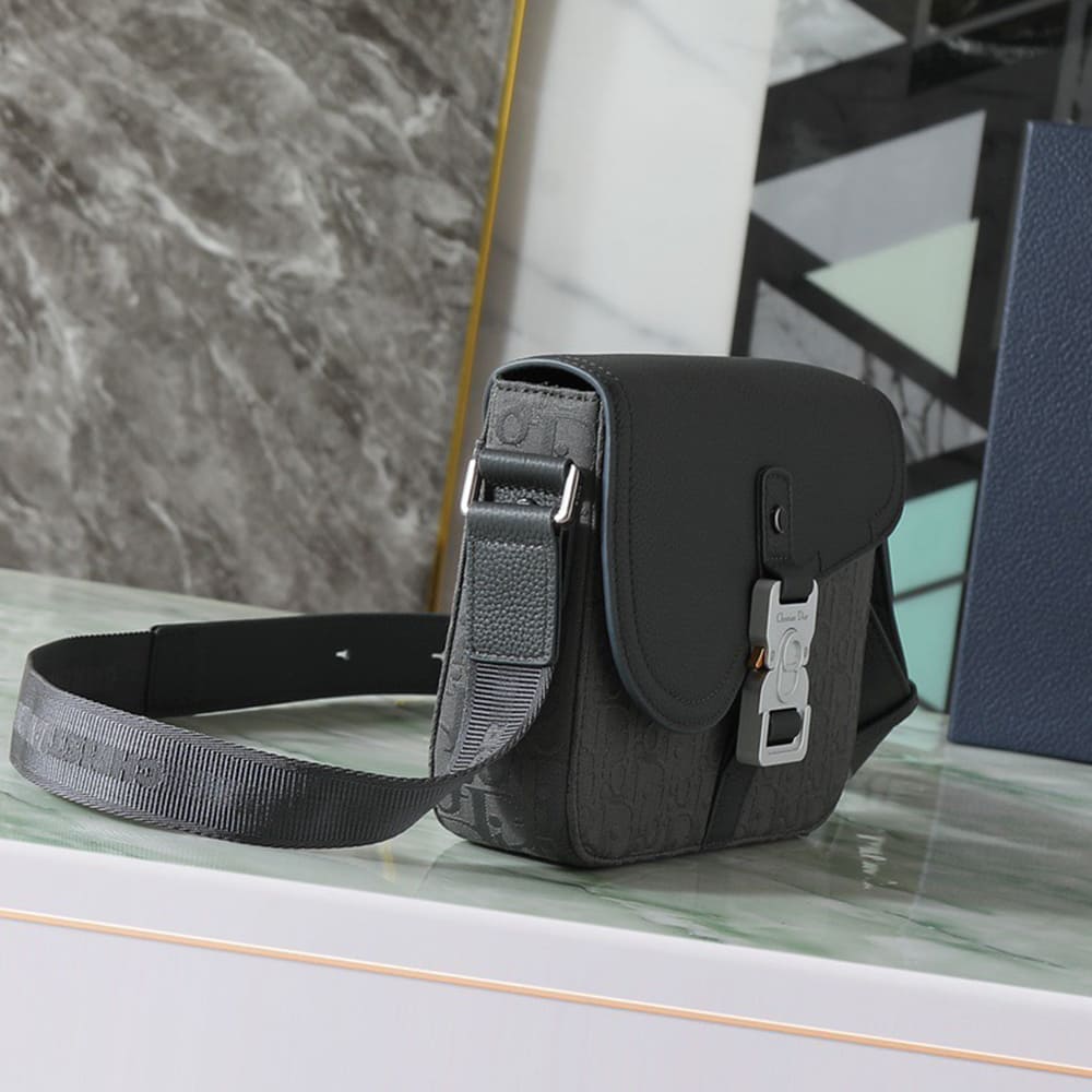Dior Small Saddle Messenger Bag with Flap