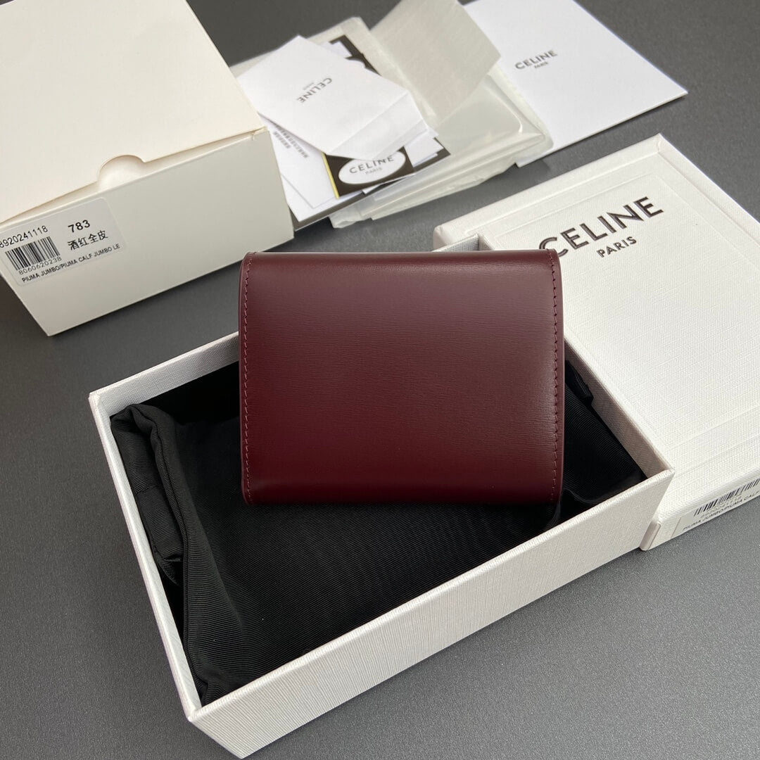 Celine Small Flap Wallet Triomphe
