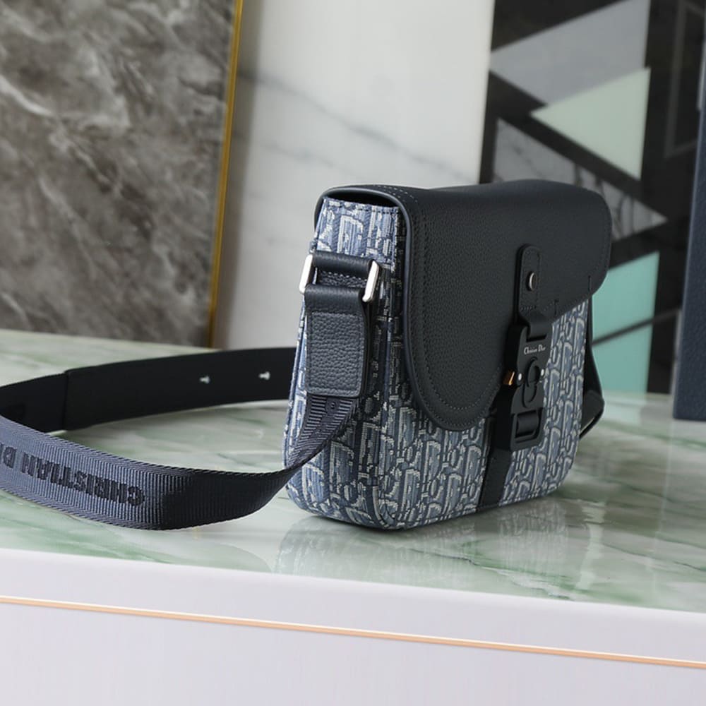Dior Small Saddle Messenger Bag with Flap