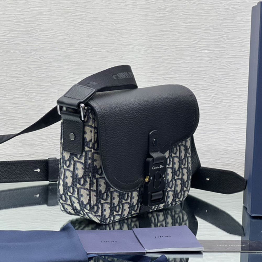 Dior Small Saddle Messenger Bag with Flap