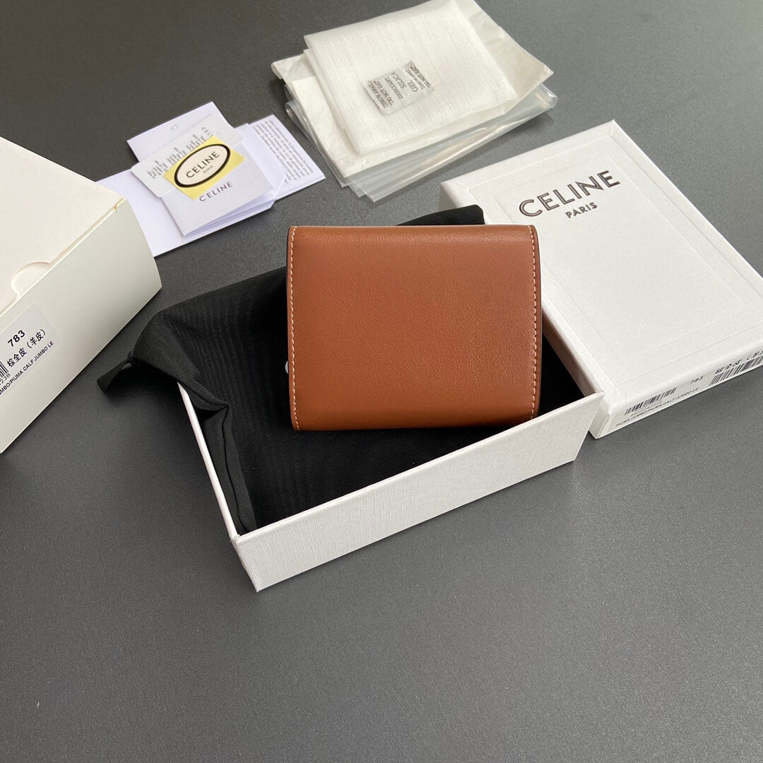 Celine Small Flap Wallet Triomphe