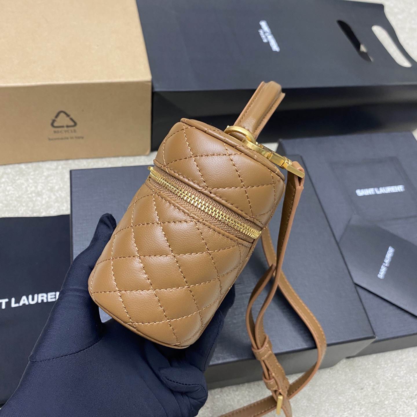 YSL GABY vanity bag in lambskin