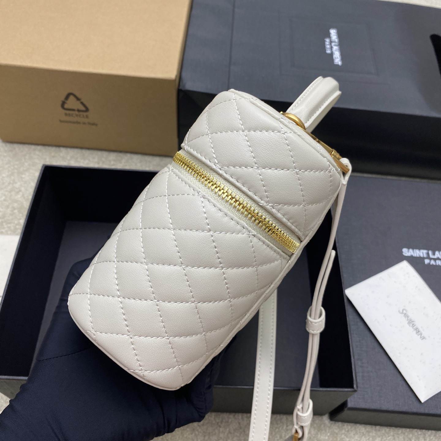 YSL GABY large vanity bag in lambskin