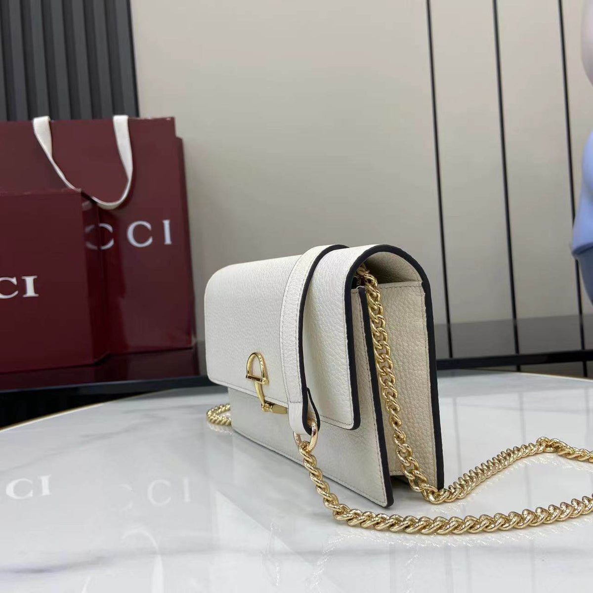 Gucci Horsebit Chain Wallet