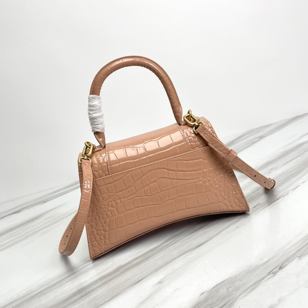 Balenciaga Hourglass Small Crocodile