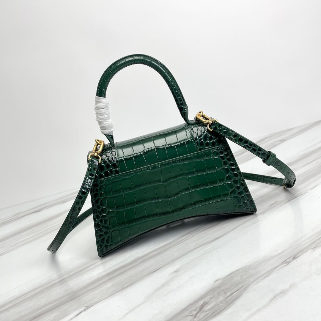 Balenciaga Hourglass Small Crocodile