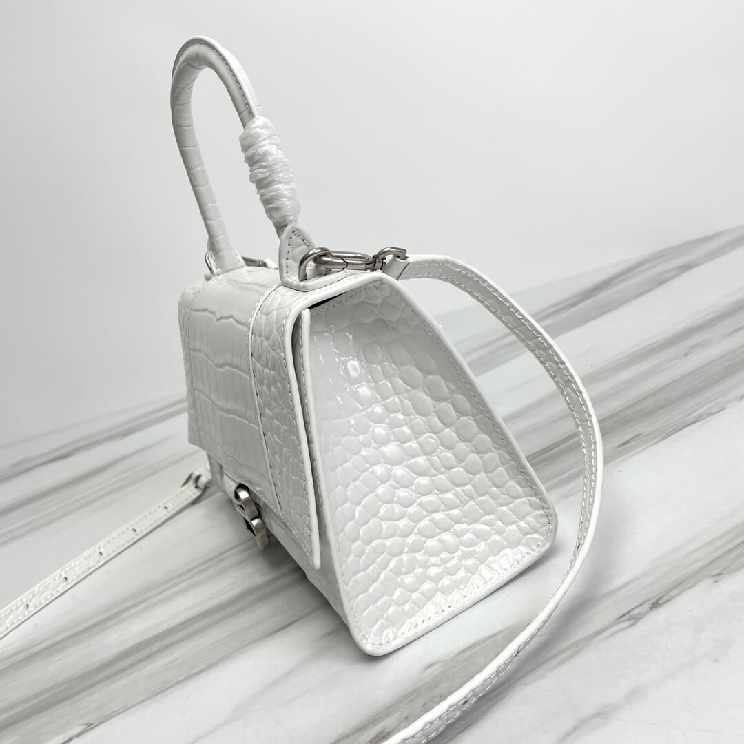 Balenciaga Hourglass Small Crocodile