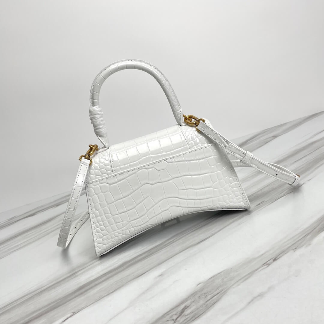 Balenciaga Hourglass Small Crocodile