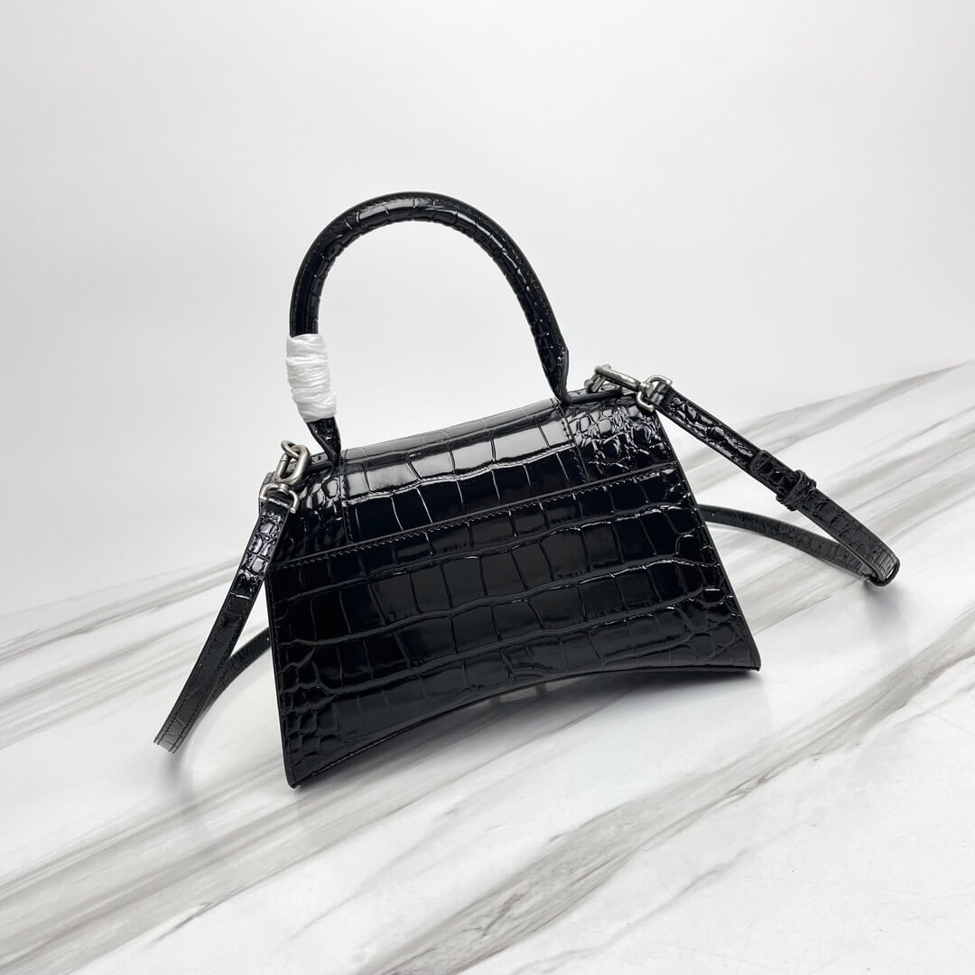 Balenciaga Hourglass Small Crocodile