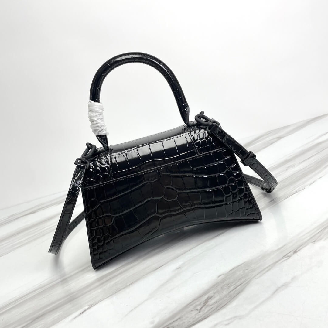 Balenciaga Hourglass Small Crocodile