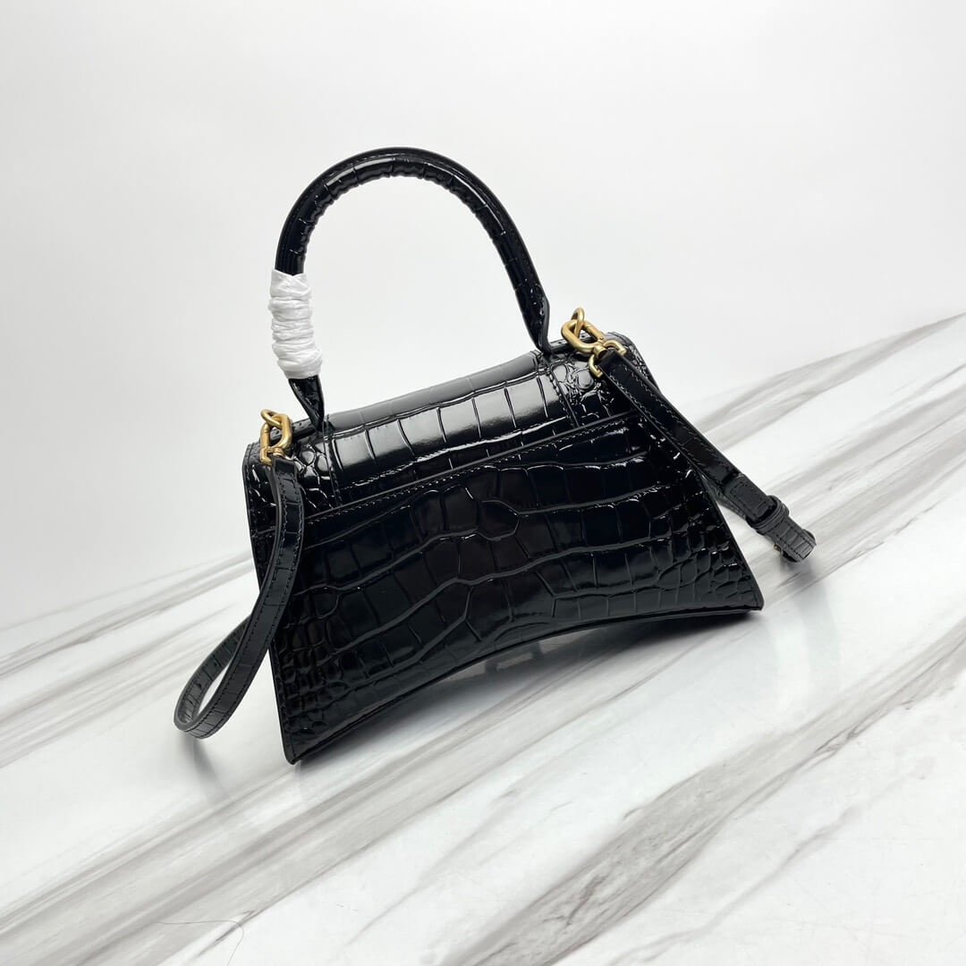 Balenciaga Hourglass Small Crocodile