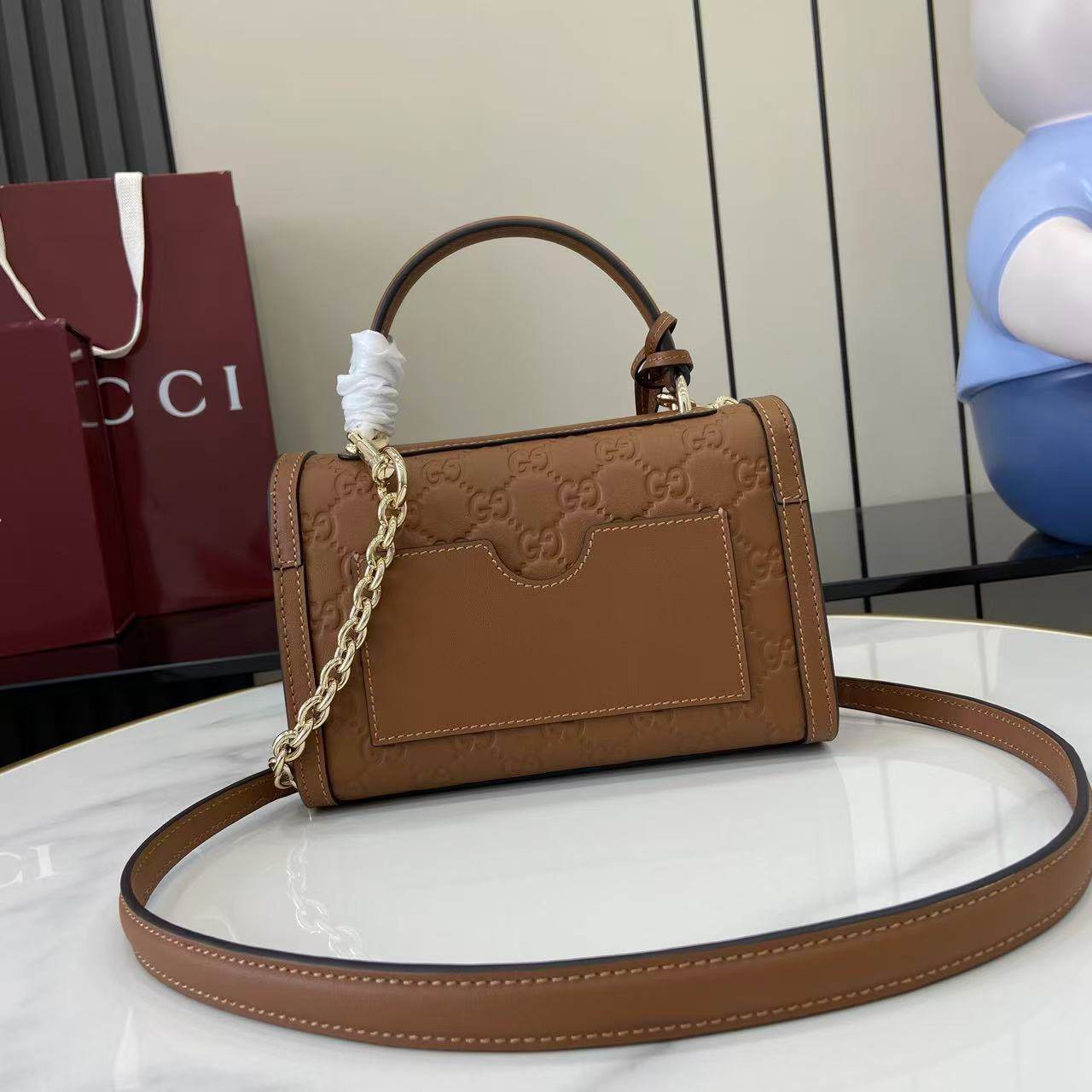 Gucci Padlock small top handle bag