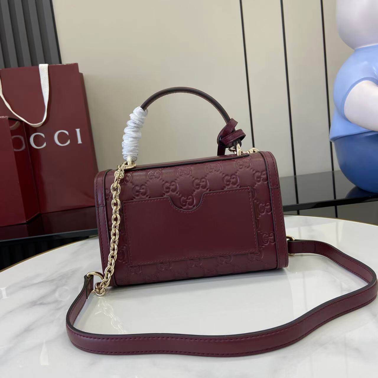 Gucci Padlock small top handle bag