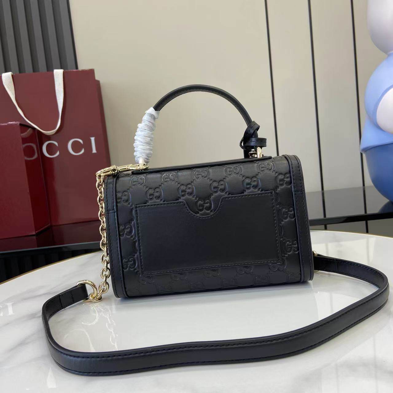 Gucci Padlock small top handle bag