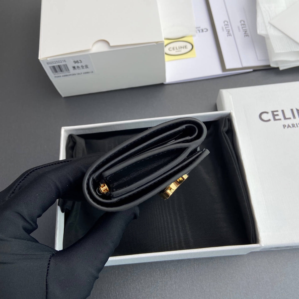 Celine Nino Slim Strap Wallet