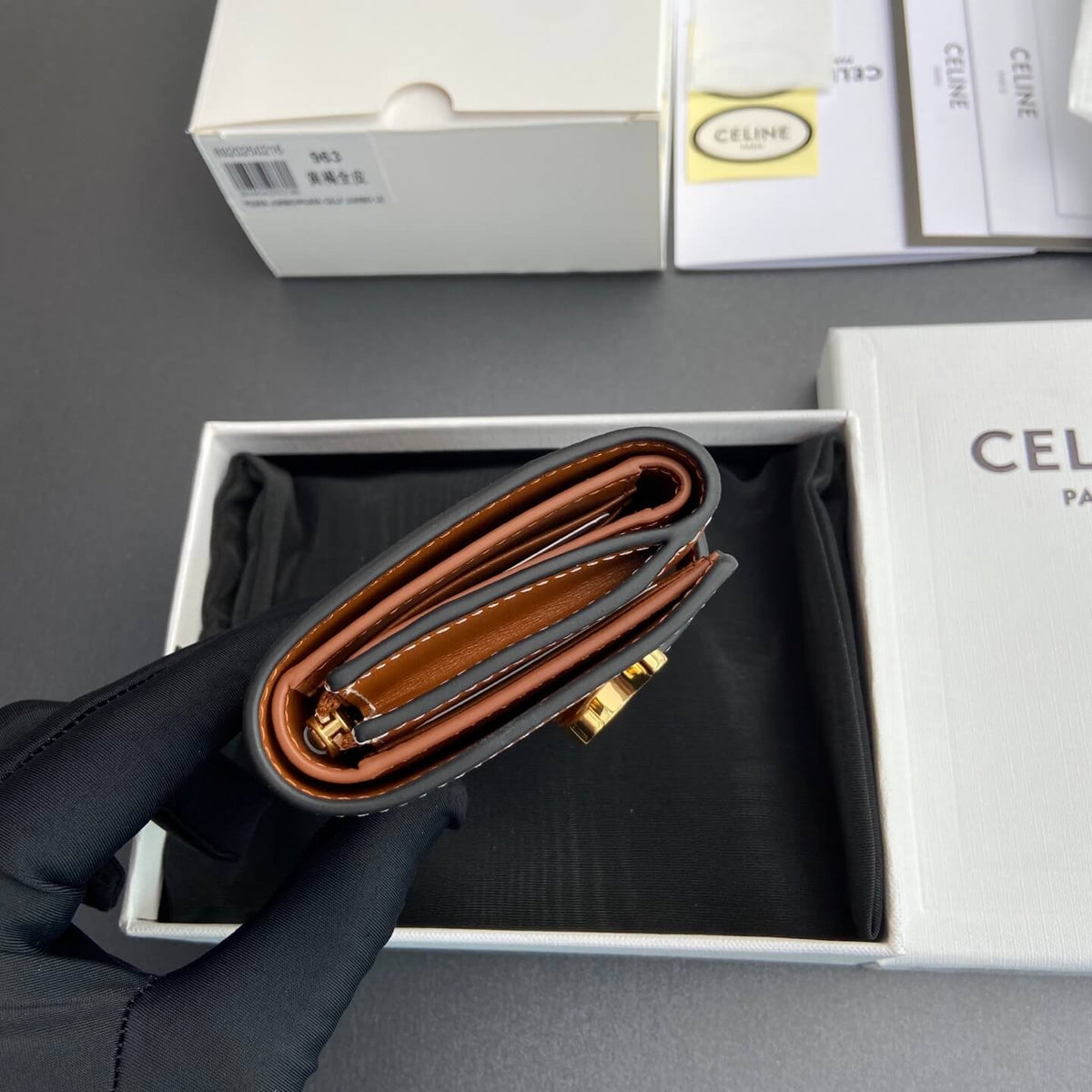 Celine Nino Slim Strap Wallet