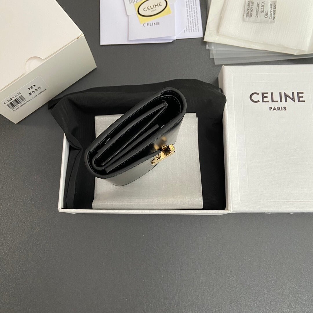 Celine Small Flap Wallet Triomphe
