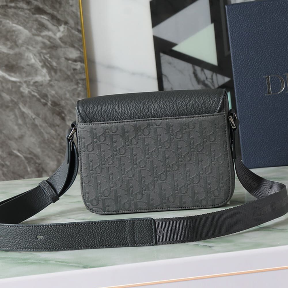 Dior Small Saddle Messenger Bag with Flap