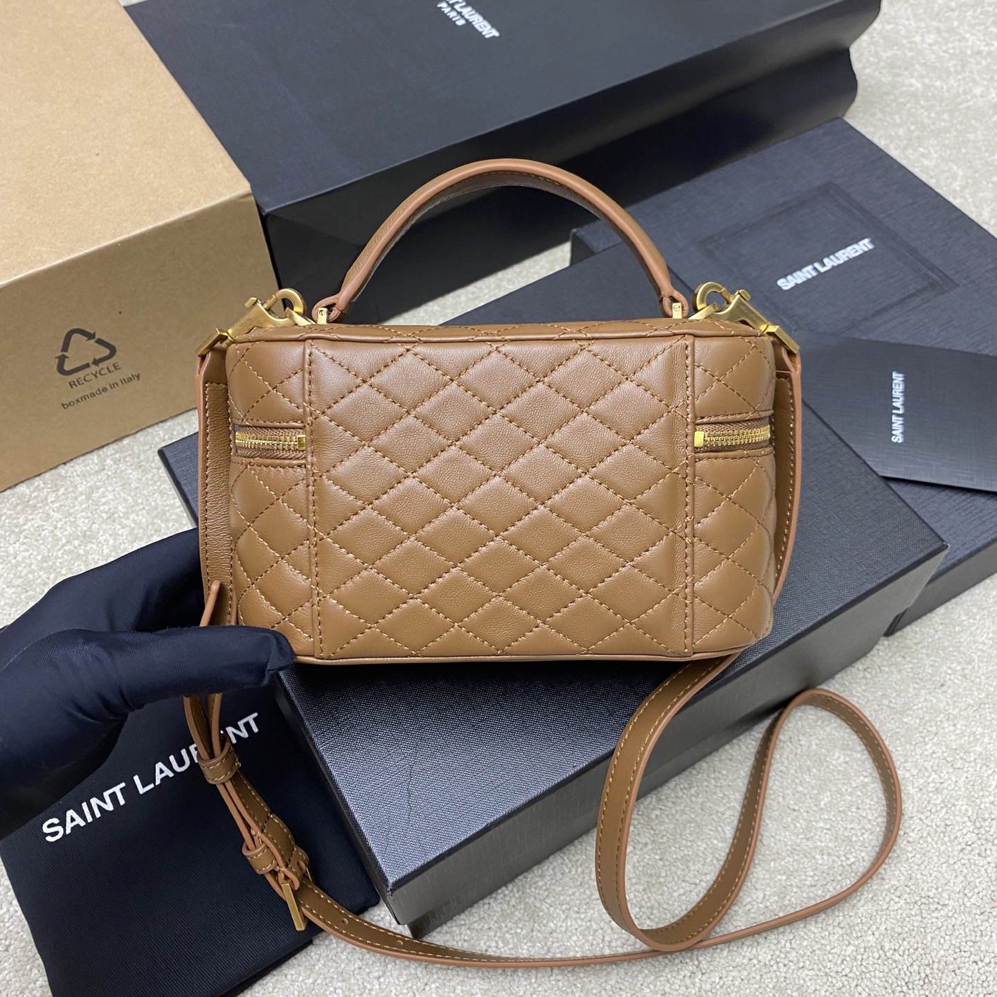 YSL GABY vanity bag in lambskin