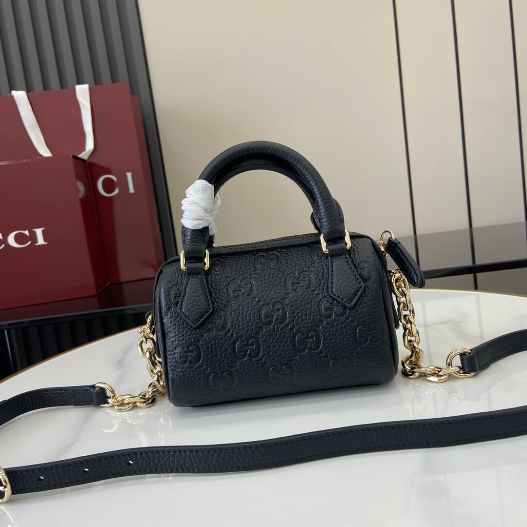 Gucci Emblem Mini Boston