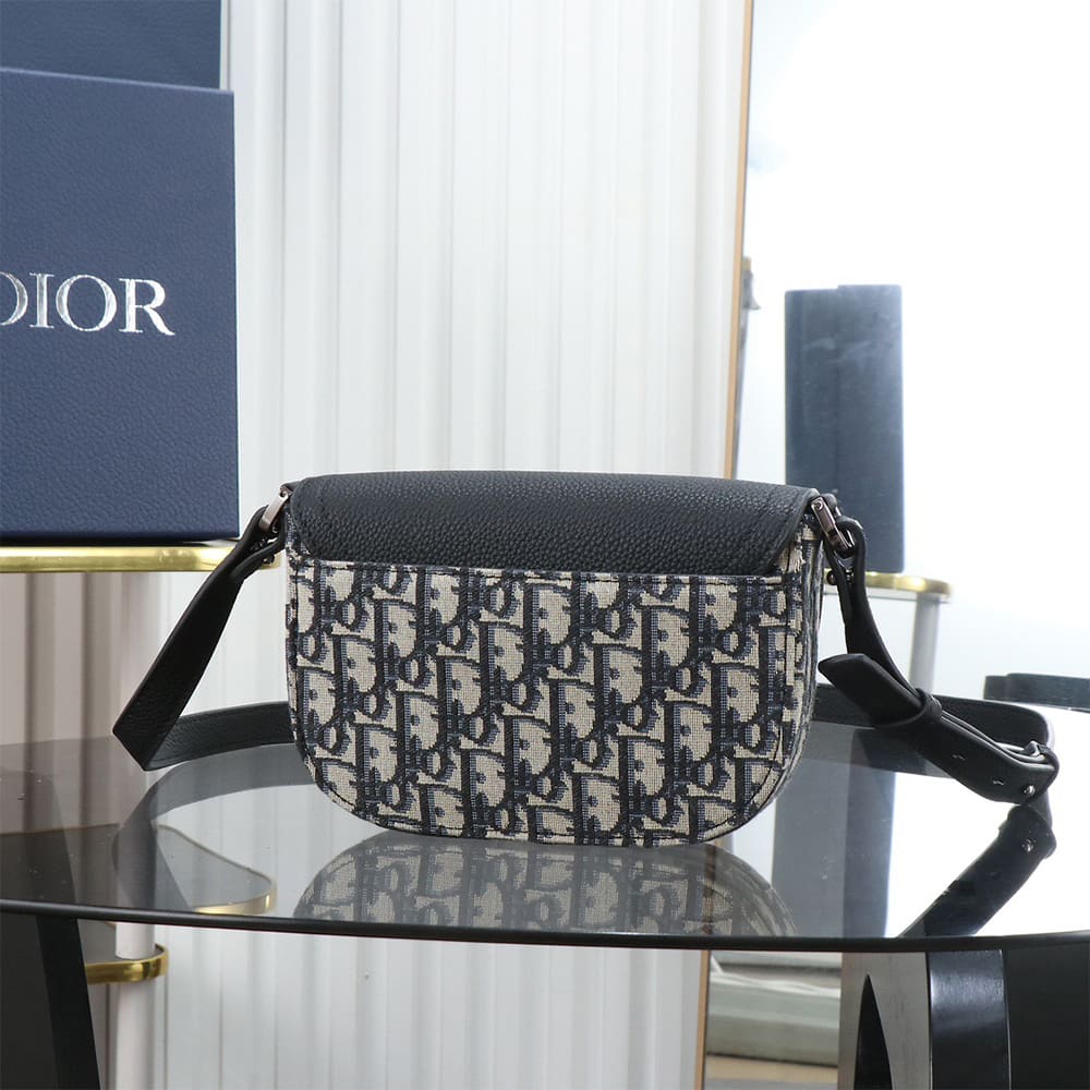 Dior Mini Saddle Messenger Bag with Flap