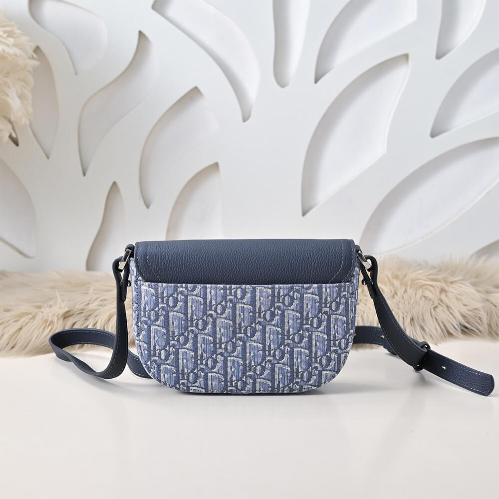 Dior Mini Saddle Messenger Bag with Flap