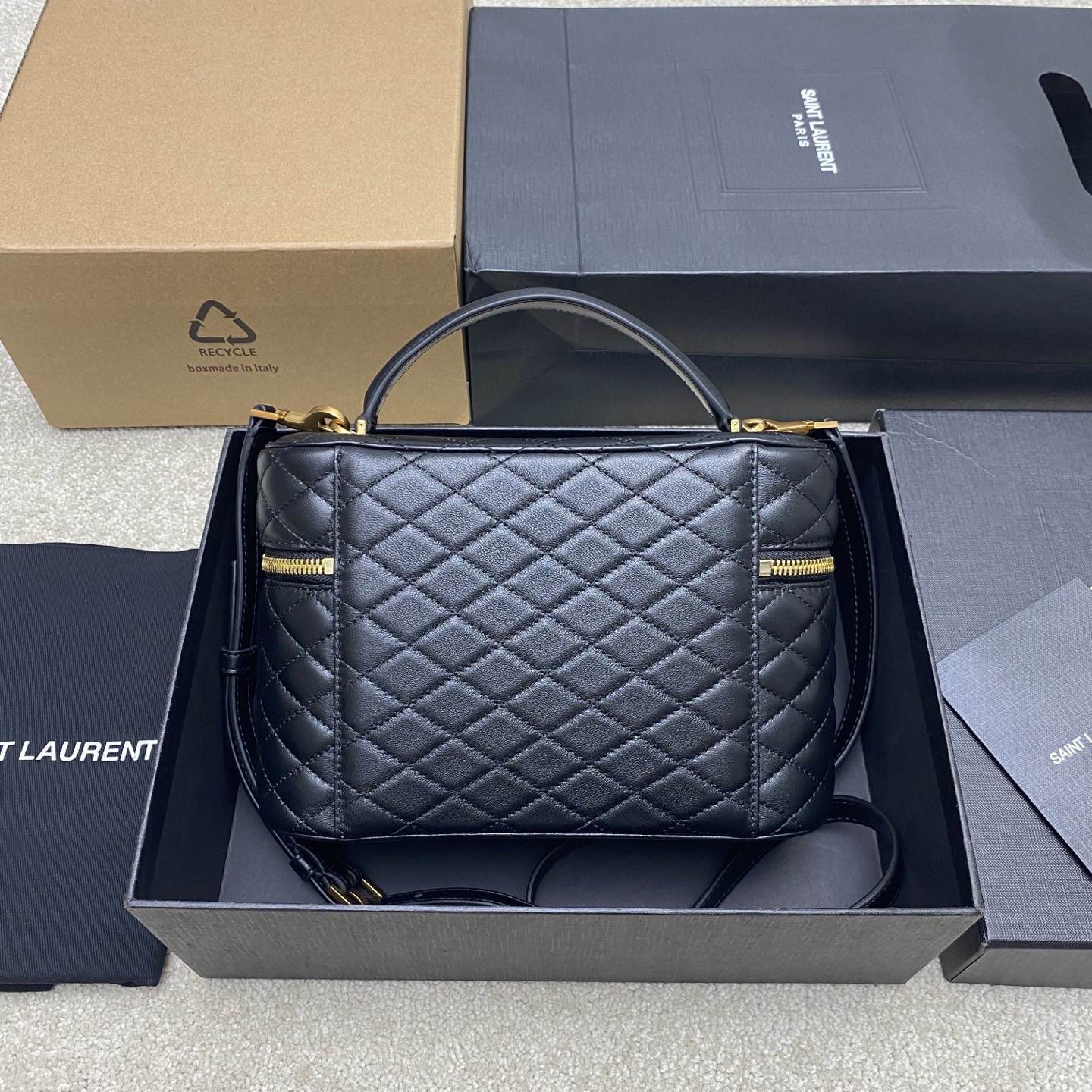 YSL GABY large vanity bag in lambskin