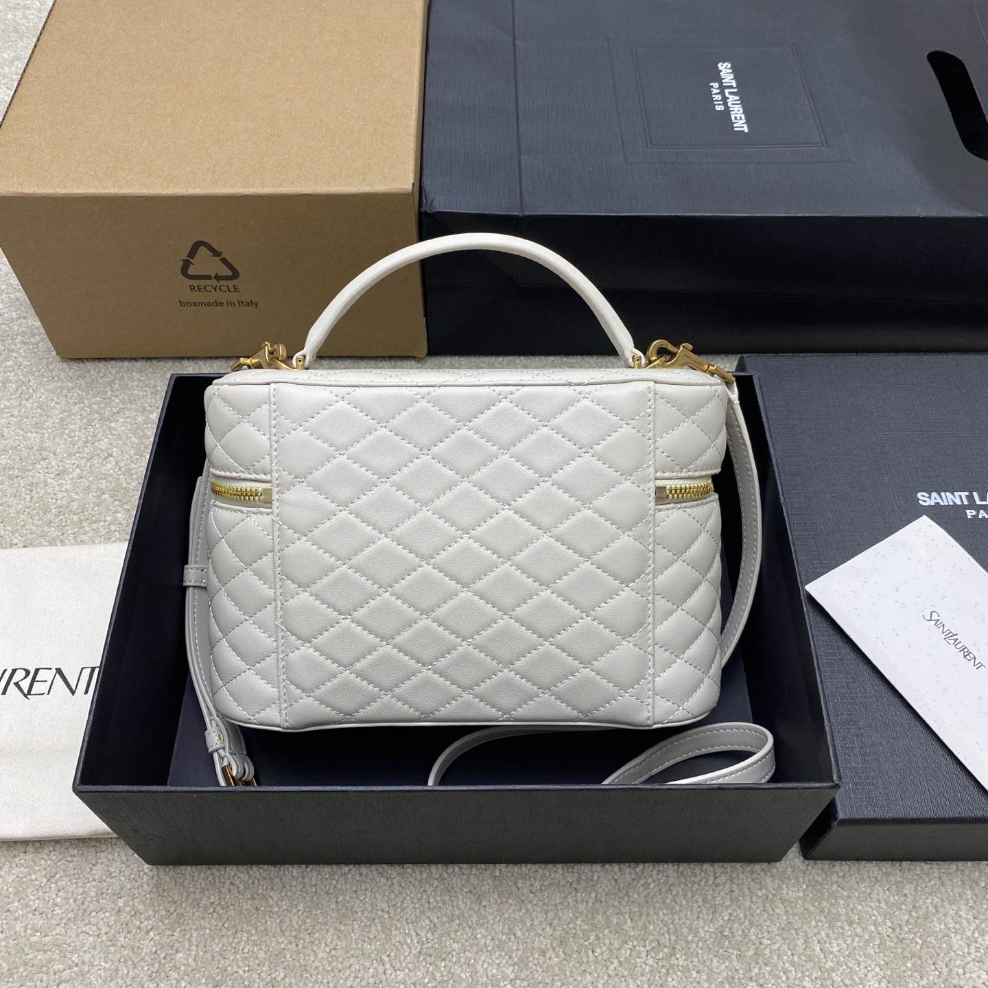 YSL GABY large vanity bag in lambskin