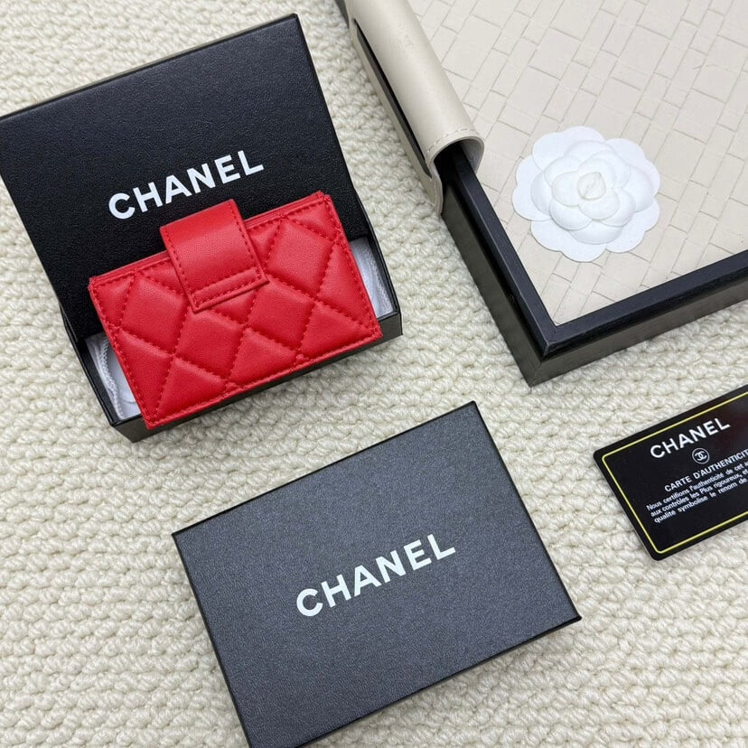 CHANEL Accordion Card Holder