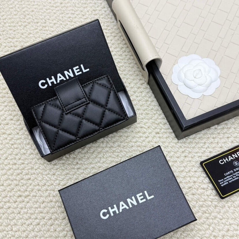 CHANEL Accordion Card Holder