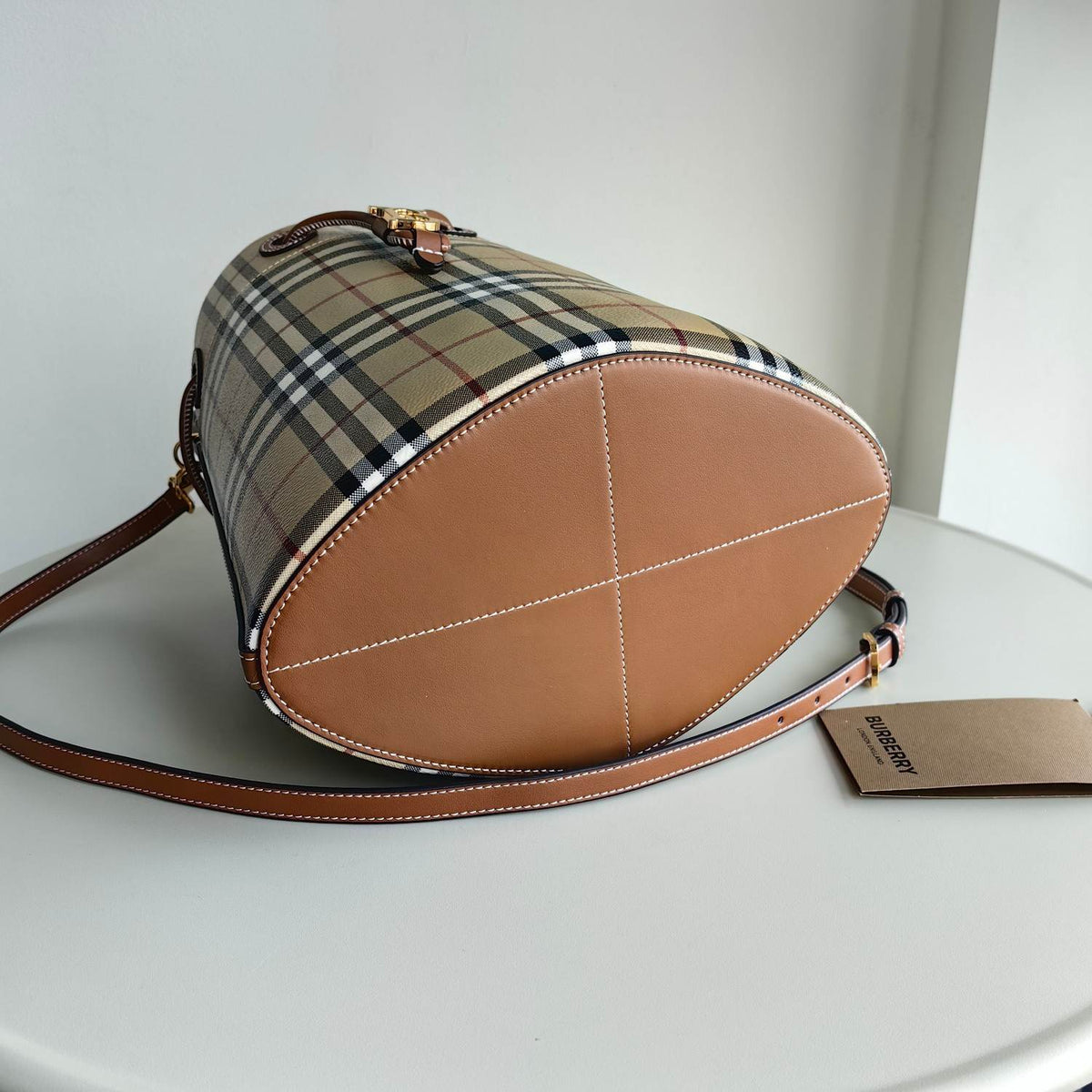 Burberry Small Check Bucket